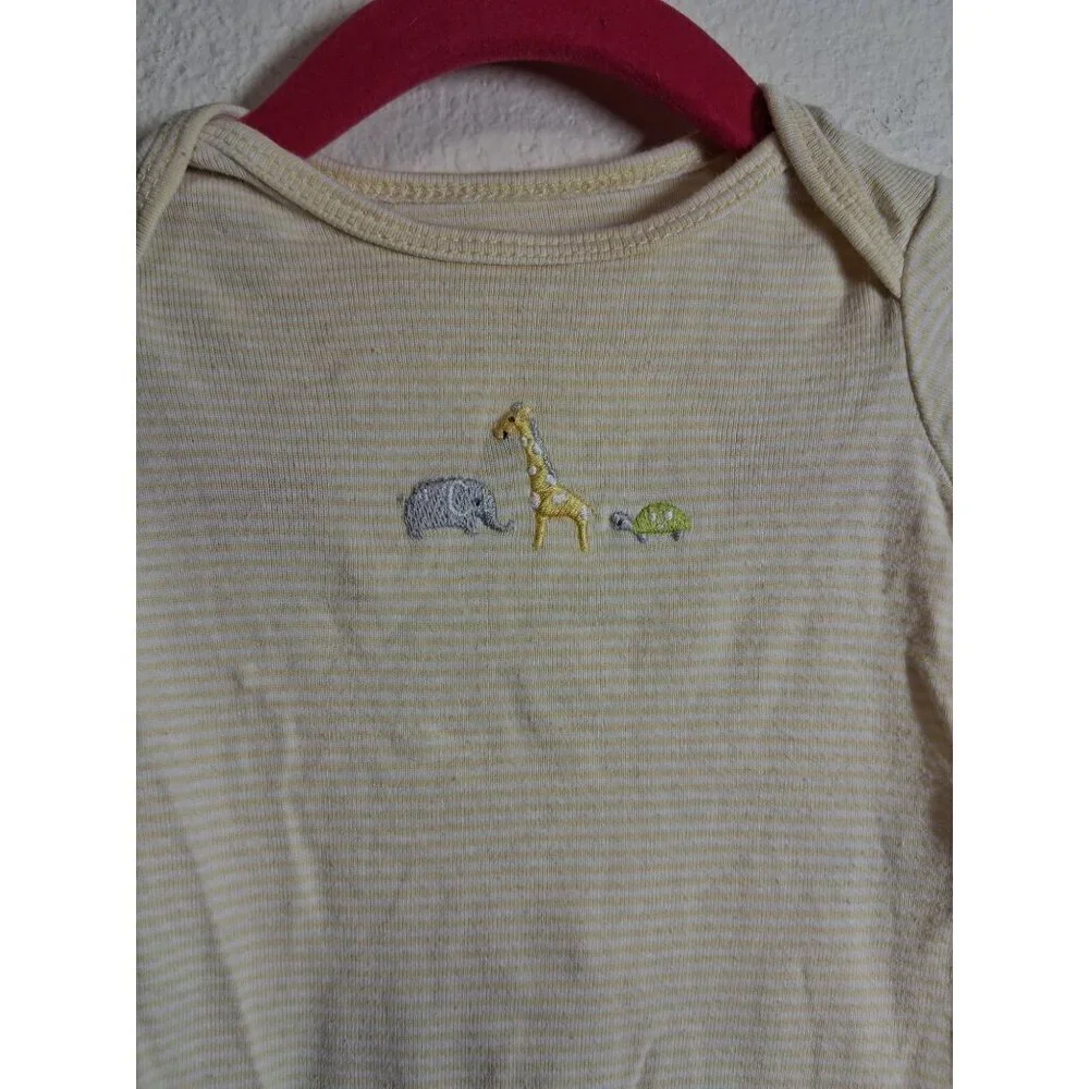 Carter's Cotton Sleep Sack Striped Animals Infant Baby Yellow Unisex Newborn